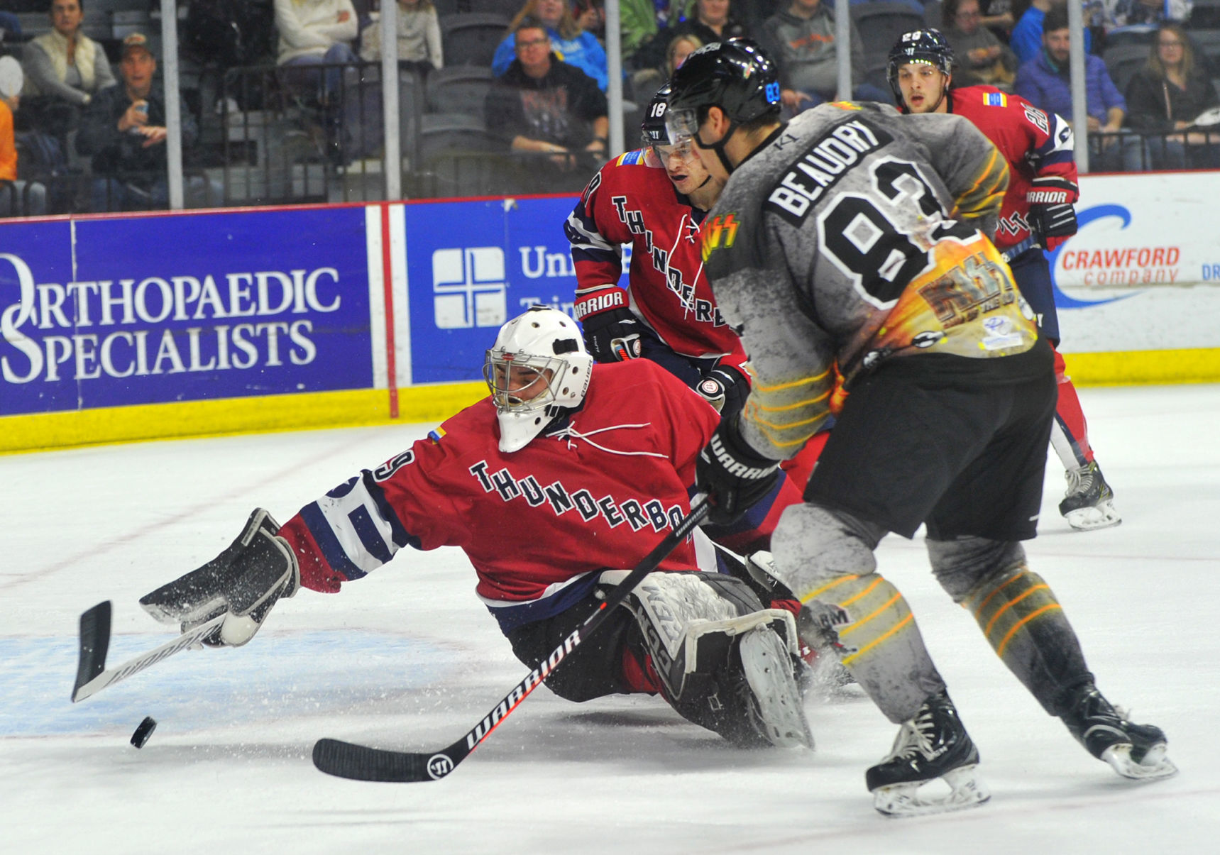 Quad City Storm hosting the Evansville Thunderbolts